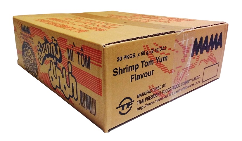 Mama tom yum shrimp classico - scatola da 30 bustine